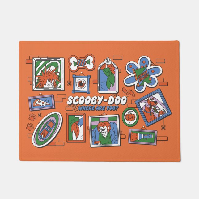 Felpudo Scooby-Doo Wall of Halloween Picture Frames (Anverso)
