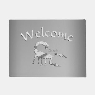 Felpudo Scorpio Zodiac Horoscope Welcome