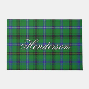 Felpudo Scots Vista Clan Henderson Tartan Plaid