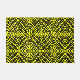 Felpudo Scribe simple   Tejido Espejo   Amarillo  