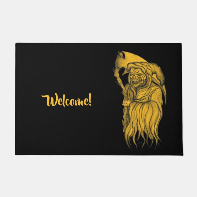 Felpudo Scythe man - The Death, Grim Reaper (Anverso)