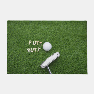 Felpudo Se coloca en verde una cantera de golf