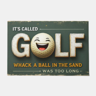 Felpudo Se llama Decoración de Puerta Graciosa de Golf