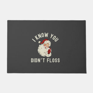 Felpudo Sé que no usaste hilo dental Navidad Dental Divert