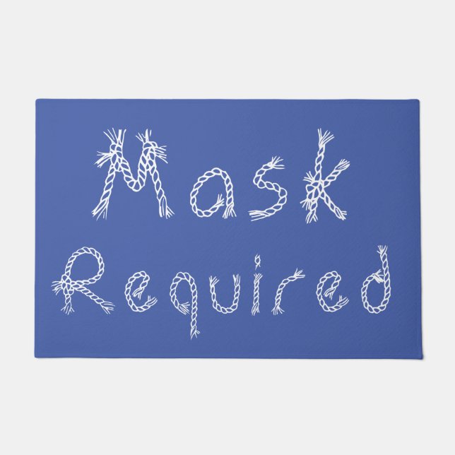 Felpudo Se requiere Máscara de borde occidental del país (Anverso)