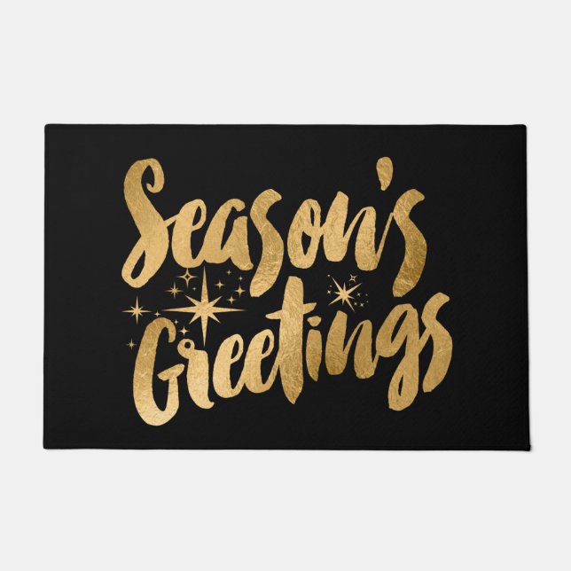 Felpudo Seasons Greetings Doormat Door Mat (Anverso)