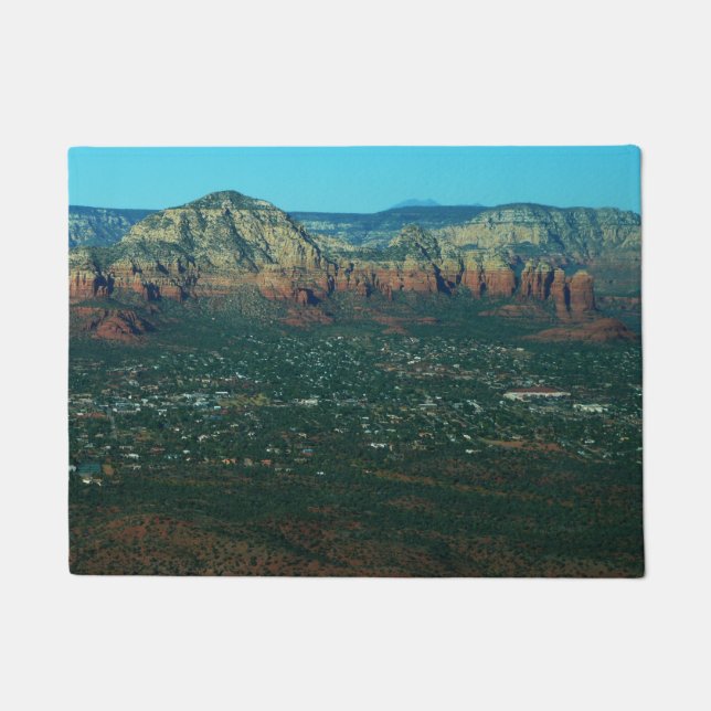 Felpudo Sedona y Coffee Pot Rock desde arriba (Anverso)