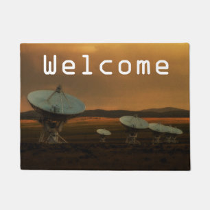 Felpudo Seis satélites todos seguidos, una matriz muy gran