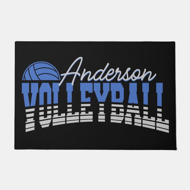 Felpudo Selector de voleibol personalizado ADD NAME Team C (Anverso)