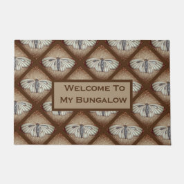 Felpudo Señal de bienvenida con polillas