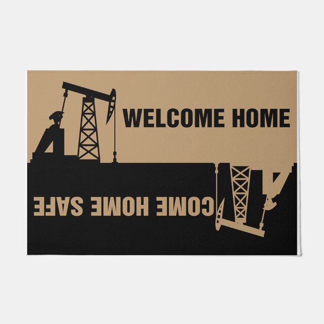 Felpudo Sencilla nueva estera doméstica, divertida estera  (Anverso)