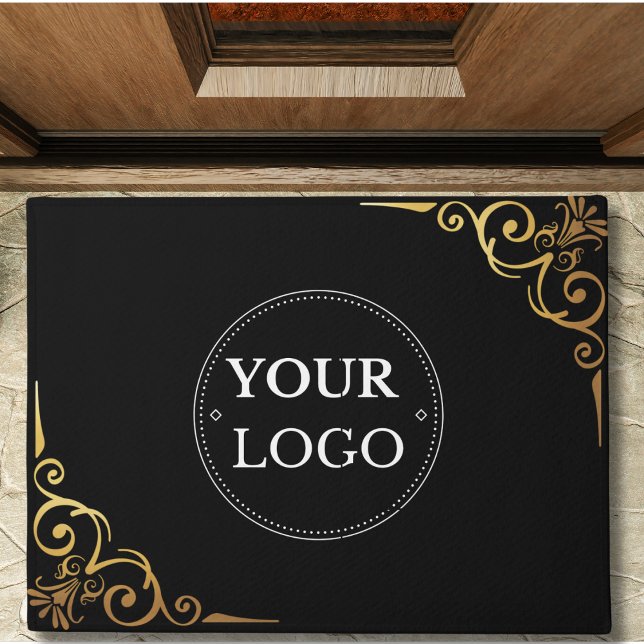 Felpudo Sencillo elegante y moderno logotipo de la compañí (Subido por el creador)