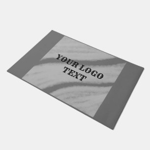 Felpudo Sencillo y elegante logo de personalizado aquí com