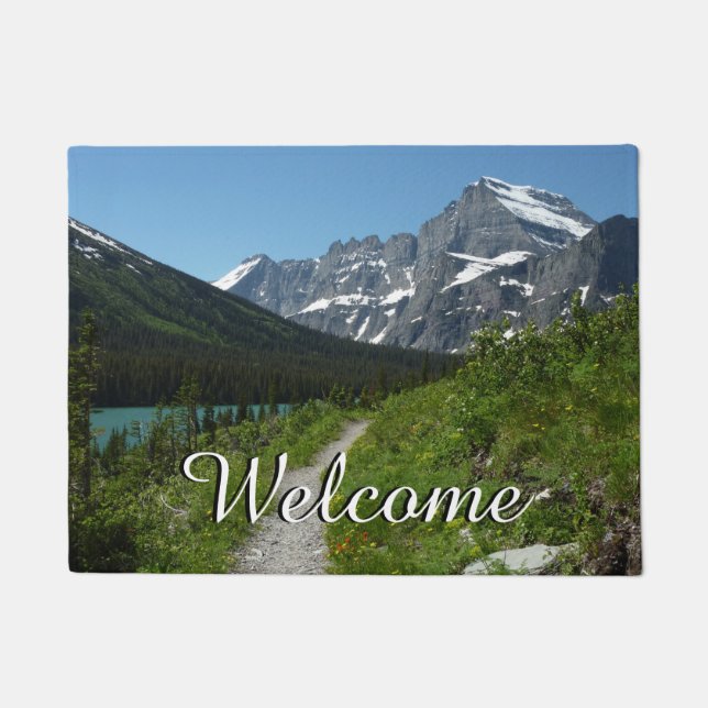 Felpudo Sendero Josephine Lake con Monte Guild en Glacier (Anverso)