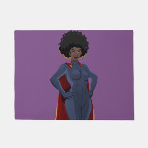 Felpudo Señora superhéroe