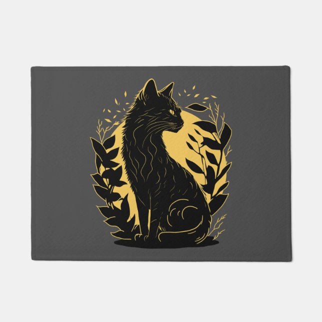 Felpudo Sentando gato (Anverso)