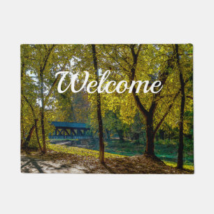 Felpudo Serene Autumn Walk Painterly Welcome Doormat