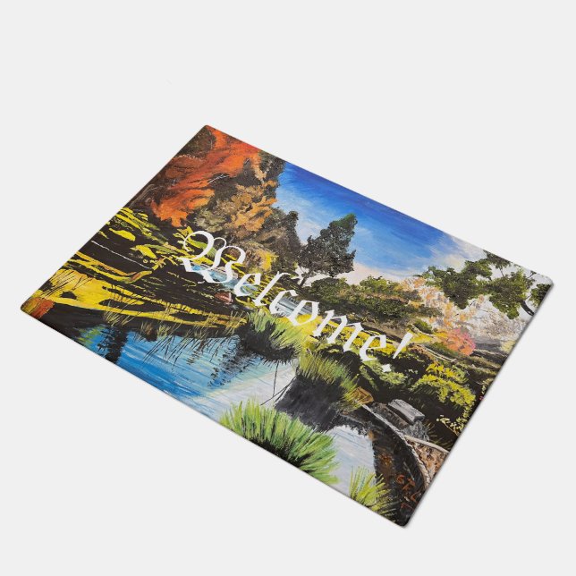 Felpudo Serene Brook, de Gary Poling (Angular)