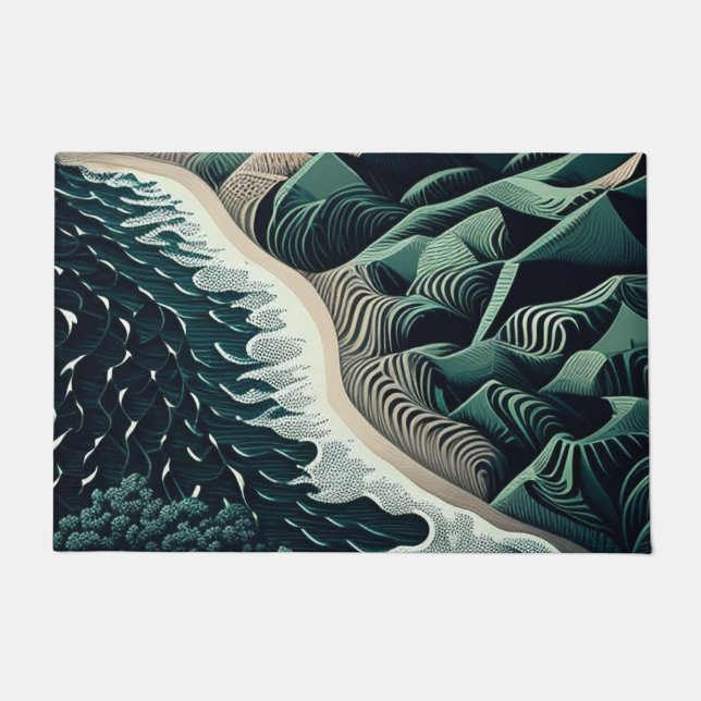 Felpudo Serene Shores (Anverso)