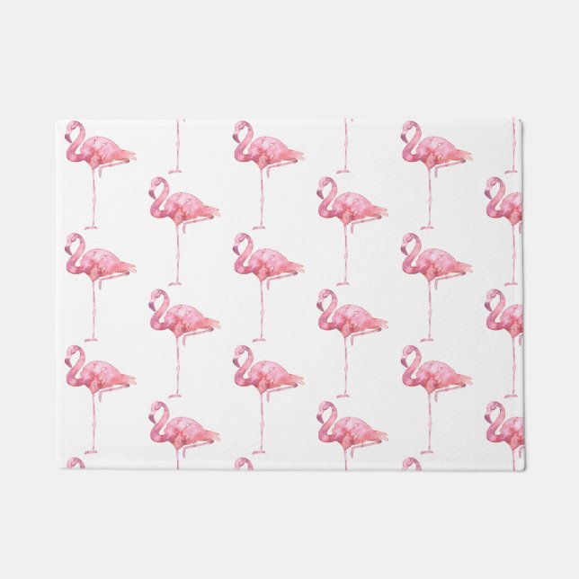 Felpudo Serie Flamingo Tierno Diseño 1 (Anverso)