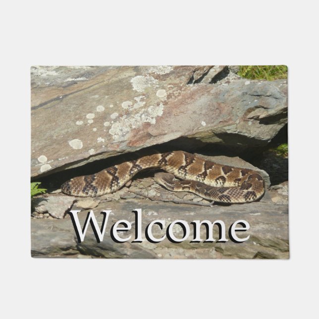 Felpudo Serpiente de cascabel en el Parque Nacional Shenan (Anverso)