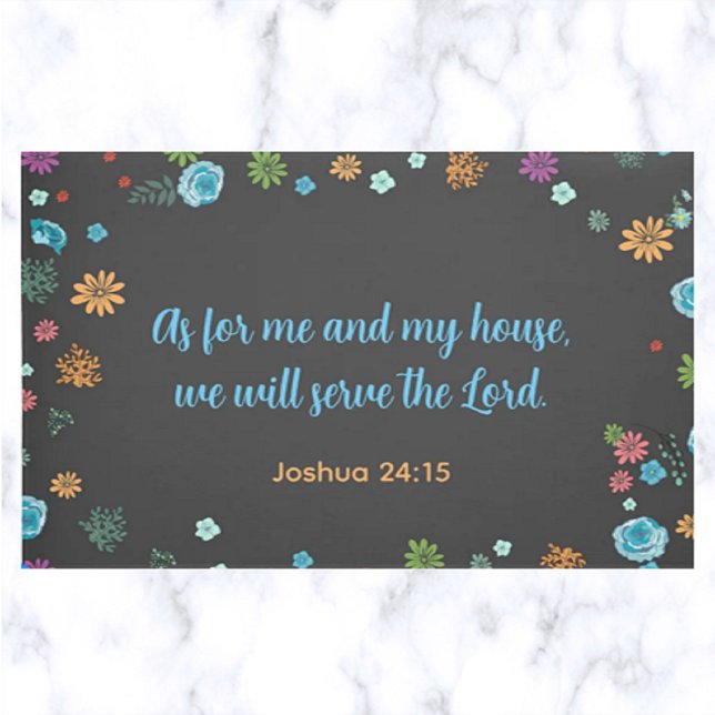 Felpudo Serviremos Al Señor (Subido por el creador)