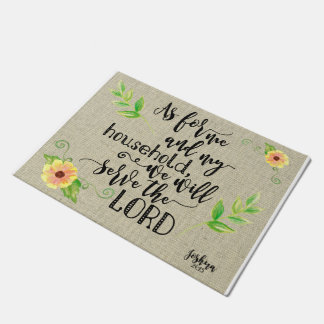 Felpudo Serviremos al señor