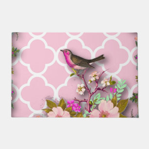 Felpudo Shabby chic, moda francesa, vintage, floral, rústi