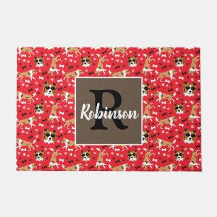 Felpudo Shells Shetland Sheepdog Monograma Apellido