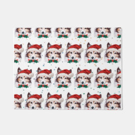 Felpudo Sheltie Dog Breed Christmas Stars
