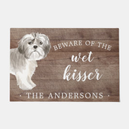 Felpudo Shih tzu.Dog Mat de puerta personalizada