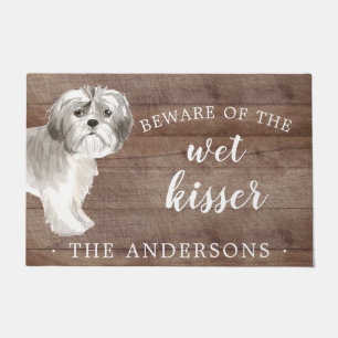 Felpudo Shih tzu.Dog Mat de puerta personalizada