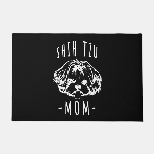 Felpudo Shih Tzu Dog - Shih Tzu Mom (Anverso)