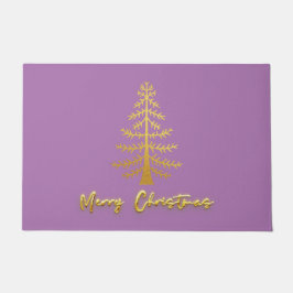 Felpudo Shimmery glam dorado lindos árboles de chicas mode