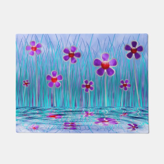 Felpudo Shy Daisies Doormat (Anverso)
