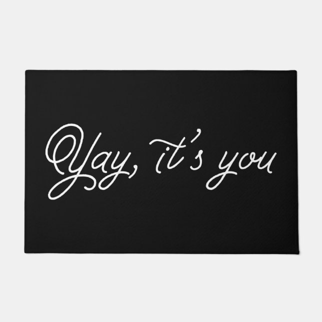 Felpudo Sí, eres tú (Anverso)