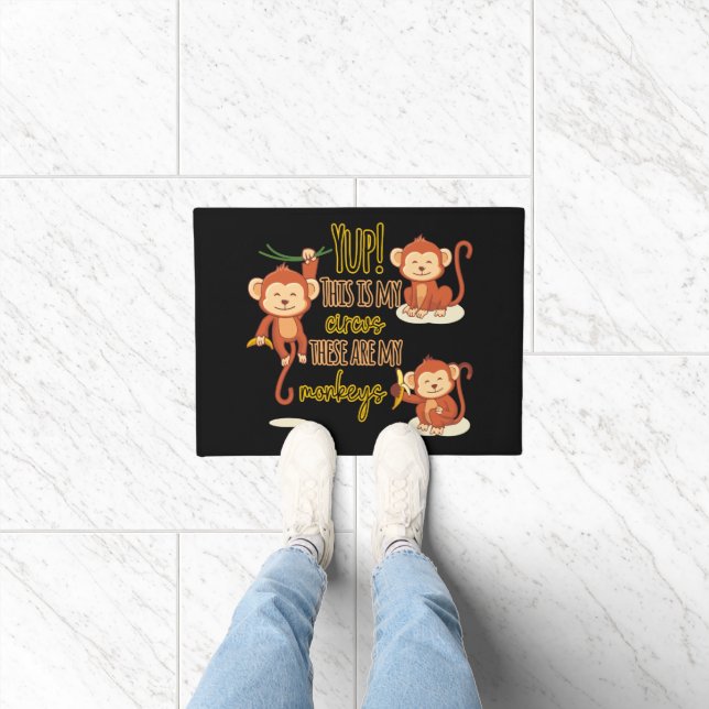 Felpudo ¡Sí! Este es mi circo, estos son mis tres monos (Interior)