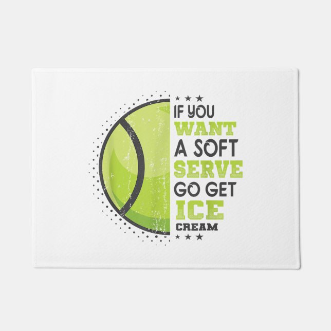 Felpudo Si Quieres Un Servicio Suave Ve A Traer El Helado  (Anverso)