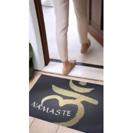 Felpudo Símbolo de Chakra raíz de la mediación de bienveni