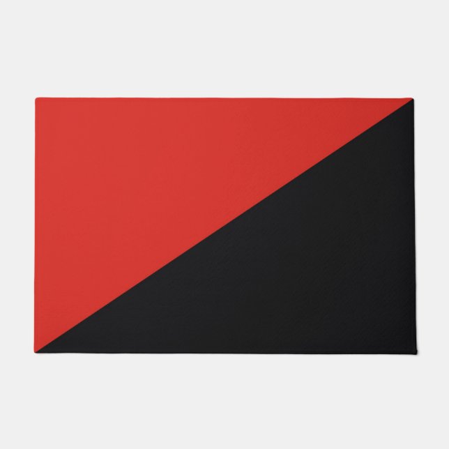 Felpudo símbolo de la anarquía punk comunismo socialismo r (Anverso)