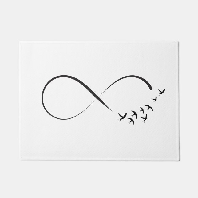 Felpudo Símbolo del trago del infinito (Anverso)