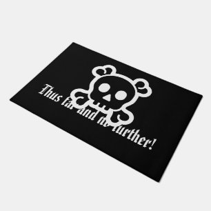 Felpudo Símbolos sencillos - SKULL & BONES + sus ideas