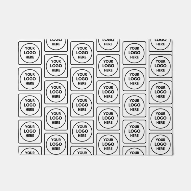 Felpudo Simple Logo Pattern Business doormat (Anverso)