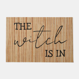 Felpudo Simple Personalizada La Bruja Es Divertida