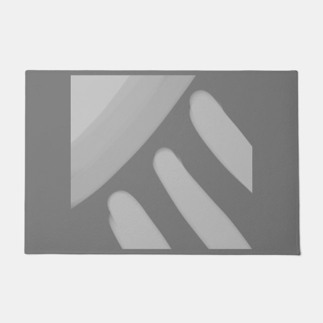 Felpudo simple personalizado mínimo añadir su dirección de (Anverso)