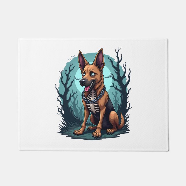 Felpudo Skeleton Shepherd Dog (Anverso)