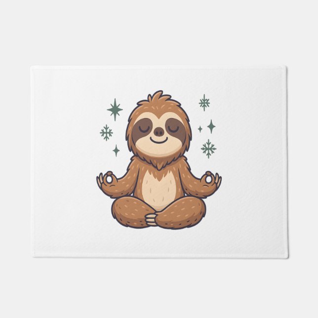 Felpudo Sloth Yoga Sloth (Anverso)