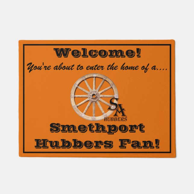 Felpudo Smethport Hubbers Pequeña Moda De Bienvenida (Anverso)