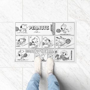 Felpudo Snoopy Juega Al Tenis