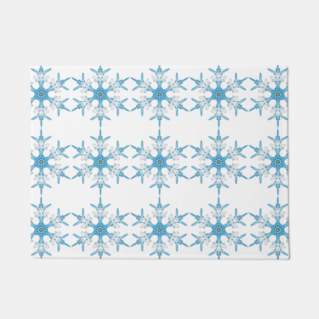 FELPUDO SNOWFLAKE (Anverso)